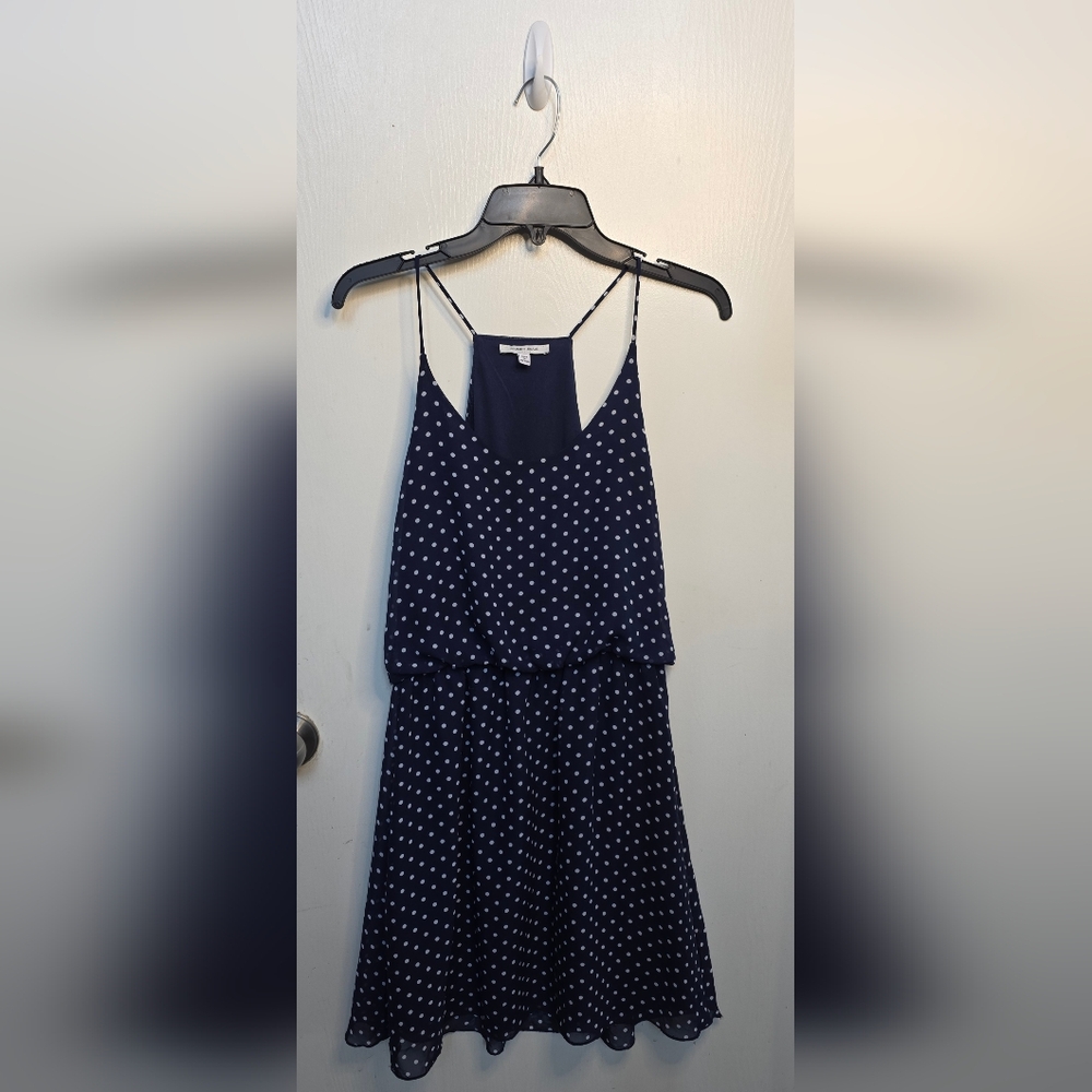*3 FOR $12* Navy Polka Dot Midi Dress
